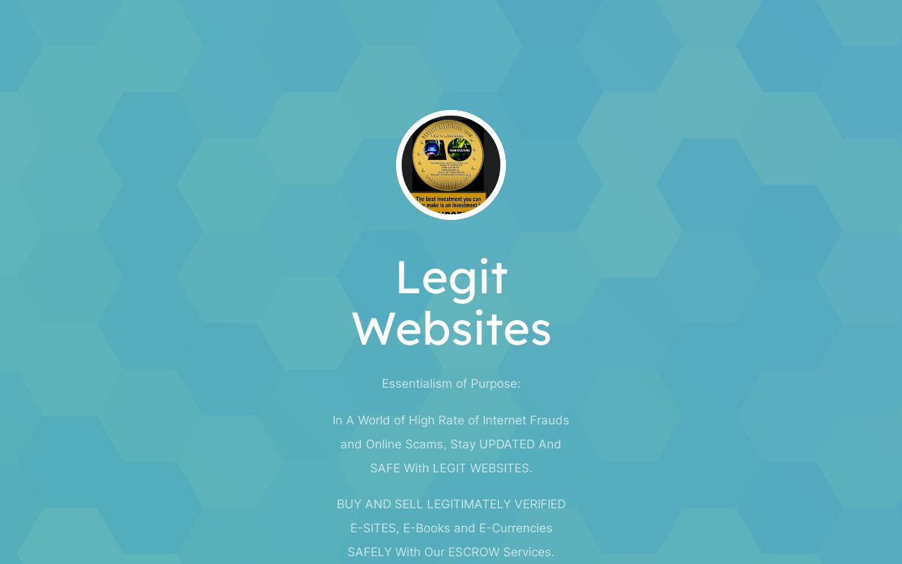 Legit sites.